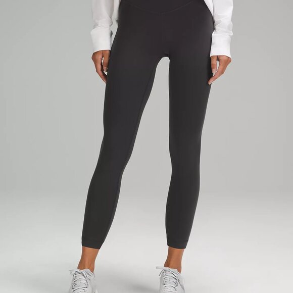 Lululemon Pants - Lululemon Wunder Under Smooth Cover High-Rise 25" - Size 10 - Graphite Grey